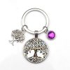 Tree of Life Key Chain purple | Charm and Amulet