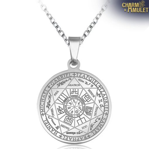 Salomon seal silver Charm and Amulet
