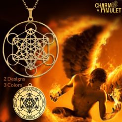 Belle Amulette de collier Metatron Avec l'archange