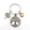 Levensboom Sleutelhanger oranje | Charm and Amulet