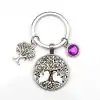 Tree of Life Sleutelhanger paars | Charm and Amulet