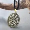 Amulet Necklace <br> Doukhobor. 13 Doukhobor Amulet gold on branch of wood | Charm and Amulet