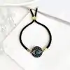 Bracelet Amulette <br> Le mauvais œil. 23 200001034 200003760 eye gun black 9 | Charm and Amulet™