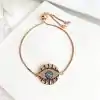 Bracelet Amulette <br> Le mauvais œil. 24 200001034 200003761 eye rose gold 10 | Charm and Amulet™