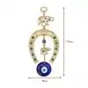 Porte-bonheur <br> Fer à cheval en or (suspension à triple protection) 13 Lucky Charm Horseshoe sizes | Charm et Amulette