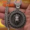 Amulet Necklace <br> Lion Amulet (with chain) 10 Lion Amulet with chain for the brave | Charm and Amulet
