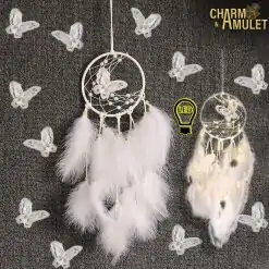 Capteur de rêves <br> Attrape-rêve papillon avec dessin de papillon