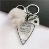 Keychain Charm <br> Ouija (16 variants). 38 Ouija Keychain Glitter white | Charm and Amulet