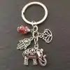 Keychain Charm <br> Indian. 9 Indian Keychain orange stone | Charm and Amulet