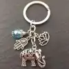 Keychain Charm <br> Indian. 11 Indian Keychain blue stone | Charm and Amulet