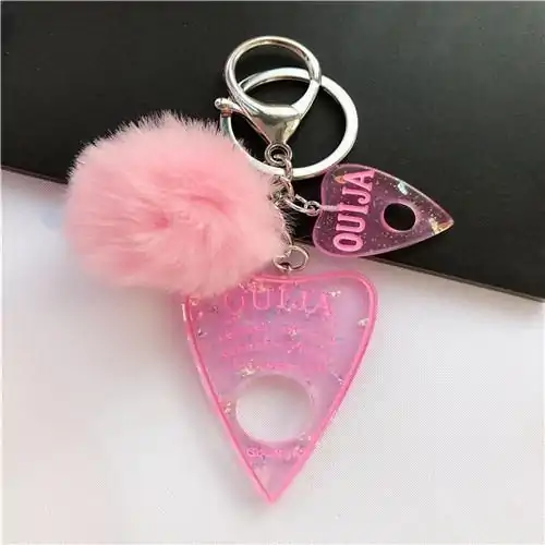 Keychain Charm <br> Ouija (16 variants). 14 Ouija Keychain Rosepink | Charm and Amulet