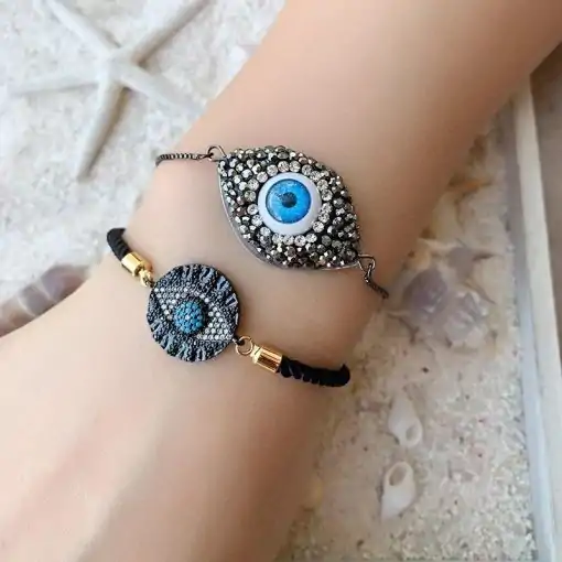 Bracelet Amulette <br> Le mauvais œil. 13 Bracelet Amulette <br> Le mauvais œil. – Image 11
