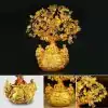 Charm et Amulette - Détails de l'arbre de la fortune chinoise - zoom sur l'arbre