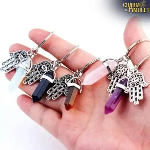 Hand of Fatima Key Ring amulet | Charm and Amulet