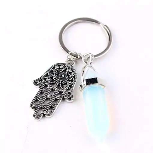 Hand of Fatima Keychain protective amulet | Charm and Amulet