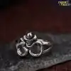 silver Om ring | Charm and Amulet