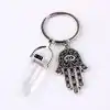 Hand of Fatima Keychain clear | Charm and Amulet