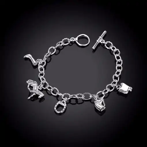 Amulet Armband <br> Hoefijzer Bedel. 8 Armband Hoefijzer | Charm and Amulet™