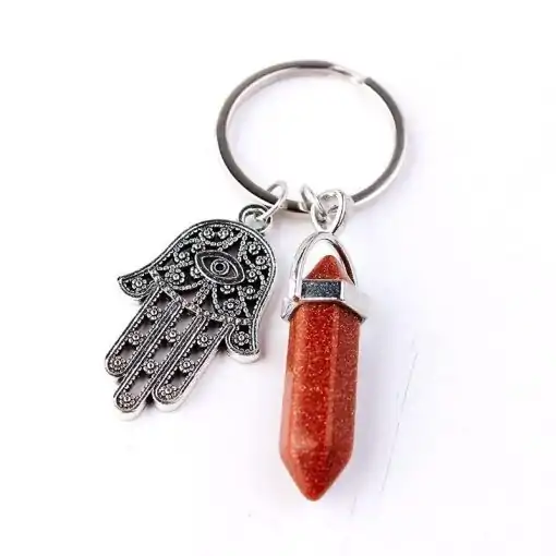 Hand of Fatima Keychain charm | Charm and Amulet