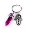 Hand of Fatima Keychain with stone | Charm and Amulet