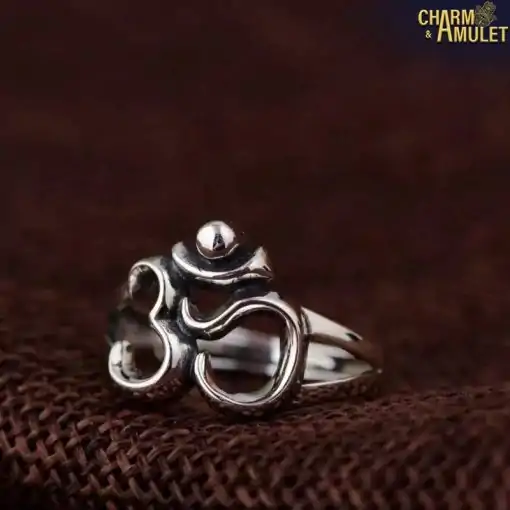Talisman Ring <br> Om Ring. 4 Om ring mantra Buddhism | Charm and Amulet