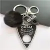 Keychain Charm <br> Ouija (16 variants). 35 Ouija Keychain Glitter black | Charm and Amulet