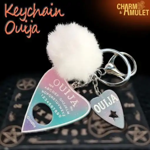 Keychain Charm <br> Ouija (16 variants). 4 Ouija Booard Keychain | Charm and Amulet