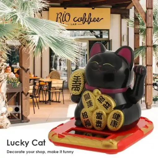 Porte-bonheur <br> Chat chinois. 5 Chat chinois porte-bonheur pour magasin ou restaurant | Charme et Amulette