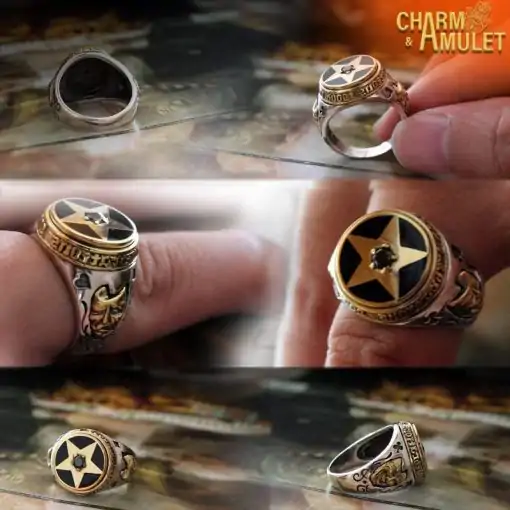Pentagram Ring Silver Sterling | Charm and Amulet