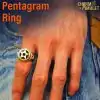 Inverted Pentagram Ring Silver for men | Charm and Amulet