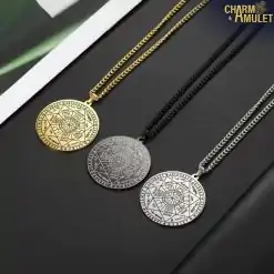 Salomon seal gol silver black Charm and Amulet