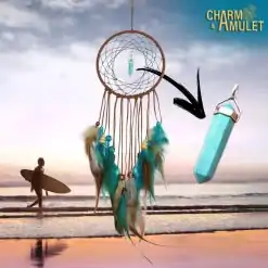 Beautifull dream-catcher-Turquoise-infography Charm-and-Amulet