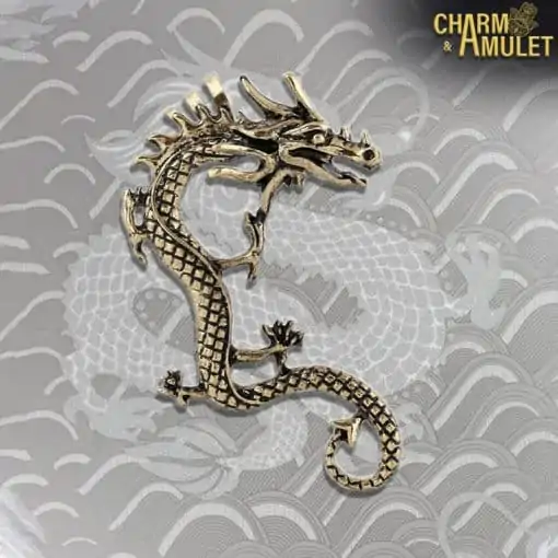 Boucles d'oreilles Amulette <br> Manchette d'oreille en forme de dragon 4 Boucles d'oreilles Amulette <br> Manchette d'oreille en forme de dragon – Image 2