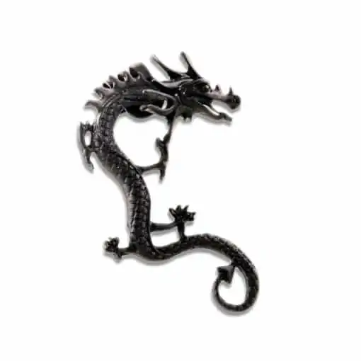 Boucles d'oreilles Amulette <br> Manchette d'oreille en forme de dragon 9 Boucles d'oreilles Amulette <br> Manchette d'oreille en forme de dragon – Image 7