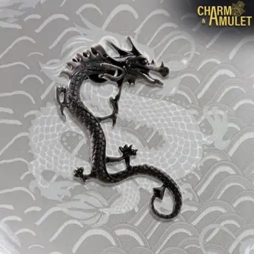 Boucles d'oreilles Amulette <br> Manchette d'oreille en forme de dragon 6 Boucles d'oreilles Amulette <br> Manchette d'oreille en forme de dragon – Image 4