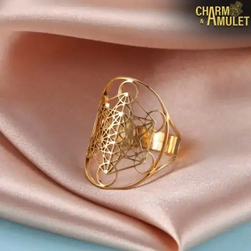 Bague Talisman  <br>  Anneau cubique de Métatron – Image 9