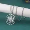 Collier Amulette Metatron Argent Chaine fine pour homme Charme et Amulette