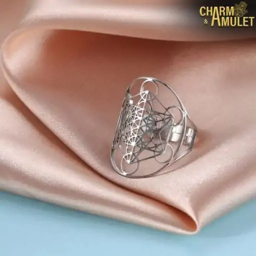 Bague Talisman  <br>  Anneau cubique de Métatron – Image 3