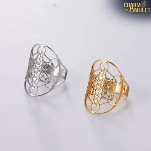 Bague Talisman  <br>  Anneau cubique de Métatron – Image 2