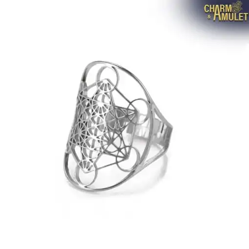 Bague Talisman  <br>  Anneau cubique de Métatron – Image 5