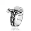 Jesus Ring on the cross Charm and Amulet 58a 5 | Charm and Amulet™
