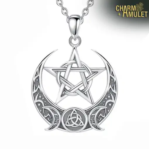 Collier Pendentif argent <br> Pentagramme wiccan triple lune 3 Collier-3-triple-lune-Armoir-et-amulette.jpg