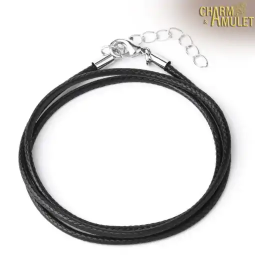 Amulet Necklace <br> Crystal Moon Necklace 6 Chain Necklace leather monn crescent Charm and Amulet_7