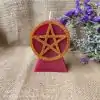 Pentagram candle Red Variant | Charm and amulet