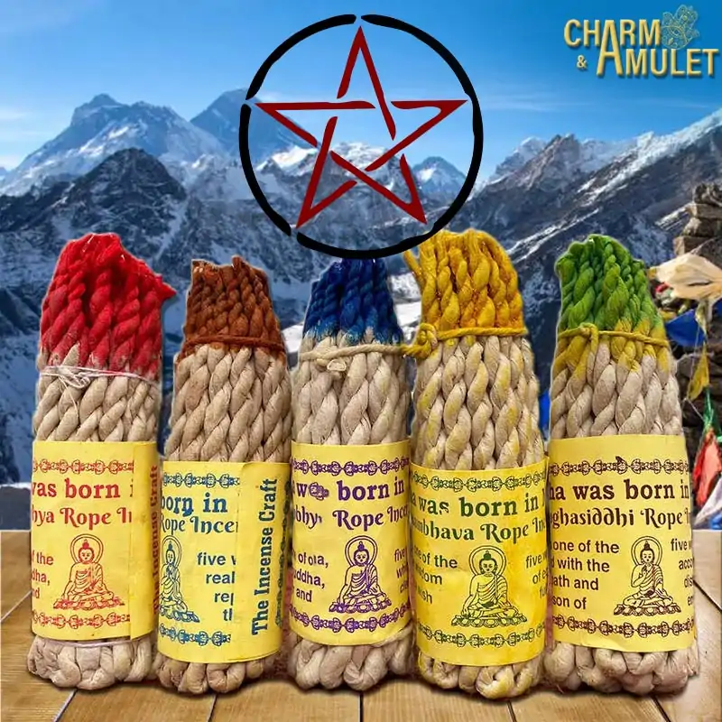 Purifying-Nepal-Incense-Rope display | Charm and Amulet