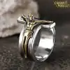 Ring Jesus Christ on the cross 2 Charm and Amulet 3 | Charm and Amulet™