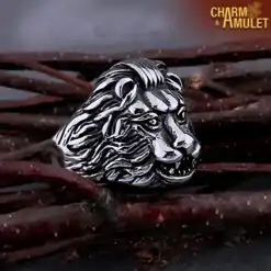 Cheap and Good Talisman Ring lion head Stainless steel 316 Charm-and-Amulet