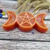 Ritual candle triple moon Orange Charm and amulet_38