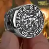 Bague Talisman <br> Bague St Michel 20 Saint Michel- chevalière Variante-6-Bracelet-et-Amulette