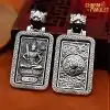 Silver Tibetan amulet Buddha 8 4 | Charm and Amulet™